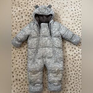 GAP Baby Gray Textured Pants